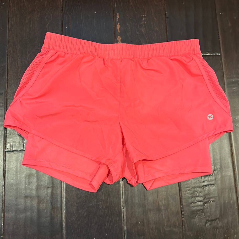RBX Athletic Shorts || Neon Pink || has drawstring || Light + breathable